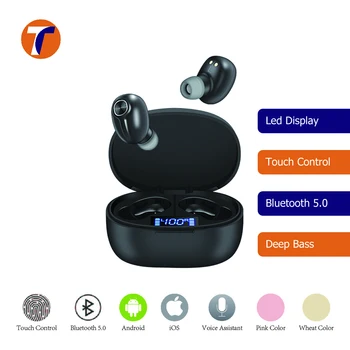 3D Estéreo de Fone de ouvido Bluetooth TWS Fones de ouvido Mini Oculto Truque AR de Ponto Assistente de Voz Verdadeira Fone de ouvido sem Fio Preto,branco,Rosa,Amarelo