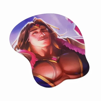Taric Anime 3D Oppai Mouse Pad descanso de Pulso