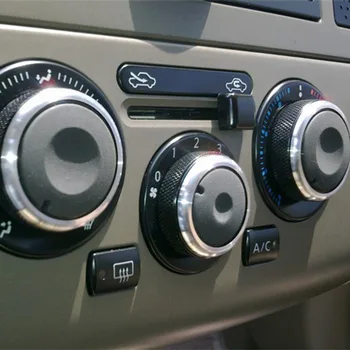 3 pcs / ferramenta de estilo Carro condicionador de Ar botão de controle de temperatura AC Botão para mudar de Carro acessórios para Nissan Tiida / NV200