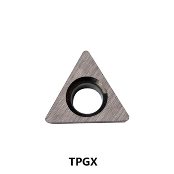 Original 10pcs Ferramentas de Torneamento TPGX TPGX090204 TPGX110304 TPGX110308 TPGX160304 HTI10 NX2525 Torno Fresa de Insertos de Carboneto do CNC