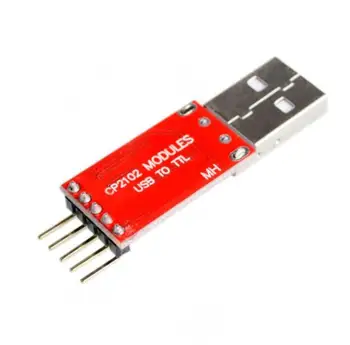 5 pcs/monte USB 2.0 para UART TTL 6PIN Conector do Módulo Conversor Serial CP2102