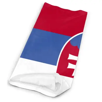 Eslováquia Bandeira Rosto Lenço Com 2 Pcs Filtro Multi-propósito Véu cabeça de cavalo máscara