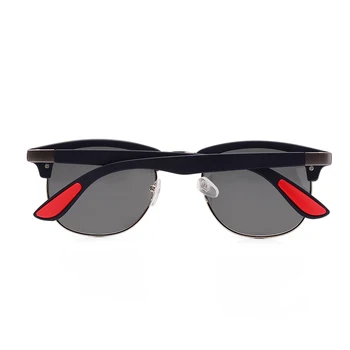 2019 Nova Moda Semi sem aro Óculos de sol Polarizados Homens Mulheres Marca Designer Metade Armação de Óculos de Sol Clássicos Oculos De Sol UV400
