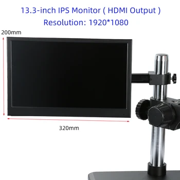 Industrial de Vídeo Digital Microscópio eletrônico de Monitor de 10,1 polegadas 11.6-ich 13,3 polegadas IPS LED LCD HDMI Saída de VGA