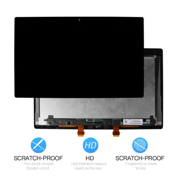 SRJTEK 10.6 LCD Para o Microsoft Surface 2 RT 2 RT2 1572 Tela LCD Touch screen Digitador Matriz de Montagem LTL106HL02-001 Exibição