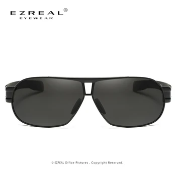 EZREAL Polarizada Óculos de Homens, Óculos de Sol das Mulheres Masculino de grandes dimensões Para a Condução de Tons Oculos De Sol Masculino Com Caixa de 8516