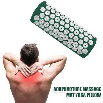 Aliviar o Estresse do Corpo, Dor de Acupuntura, Massagem Spike Tapete de Yoga+Travesseiro com Saco de Yoga Spike Tapete Anti-stress Agulha de Acupuntura Massag