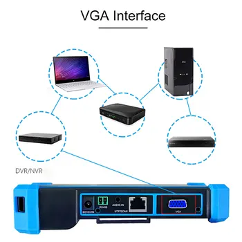 5inch 4K HDMI, entrada VGA IP testador câmera 1080P Segurança poe testador ipc testador o Verificador de CCTV Monitor testador kamery