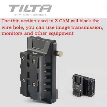 Tilta V de Montagem de Placa de Bateria para Z CAM câmeras Sony Série L V Adaptador de Montagem de Placa de Bateria de Tipo I Tiltaing Cinza TA-ABP-G