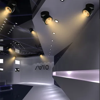 5W/7W/12W CONDUZIU Casa Lâmpada do Projector Moderno, Simples Luzes da Montagem da Superfície da ESPIGA Loja de Roupas Visor de Parede de Focos NR-54