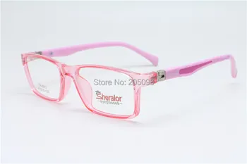 Completa-rim durável cor dupla TR90 óculos de armação com 180 graus de charneira flexível ensolarado aluno óculos 5013
