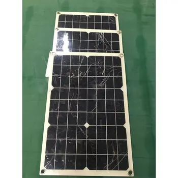 Multifuncional Ultra-fino 20W Painel Solar Monocristalino Carregador de Bateria 896B