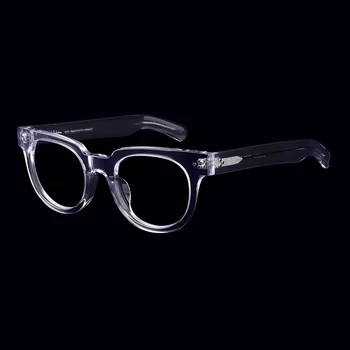 Alta Qualidade de Acetato de Óculos Redondos Quadro de Homens de Óculos de grau Retro Mulheres Óptico Espetáculo Quadro OV5358