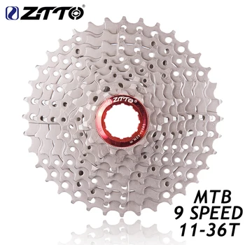 ZTTO MTB Mountain Bike Peças de Bicicleta 9 s 27 s Freewheel Cassete de 9 de velocidade 11-36T 11-32T Compatível para M370 M430 M4000 M590 M3000