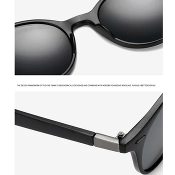 LongKeeper Óculos de sol Polarizados Mulheres Homens Retro Rodada Óculos de Sol Masculino Esporte de Condução UV400 Óculos Gafas de sol