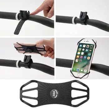 Universal Bicicleta Telefone de Montagem Ajustável de Bicicletas de Ciclismo Pegador de Silicone Titular Suporte para o iPhone, Samsung, Huawei Xiaomi Inteligente Pho