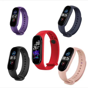 M5 Smartwatch Para Android E Ios Da Frequência Cardíaca E Da Pressão Sangüínea Impermeável Esportes Smartwatch Para Homens Mulheres