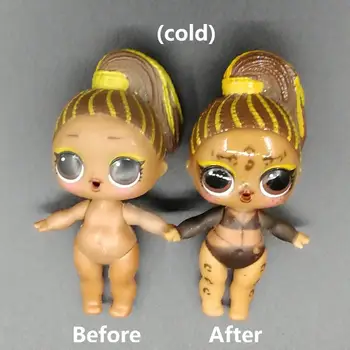 Novo Original isso rsrs Surpresa Bonecas de Alteração de Cor de Bebê de Plástico Figura Rara Estilo Limitada Coleção de Brinquedos para Meninas Presentes de Aniversário