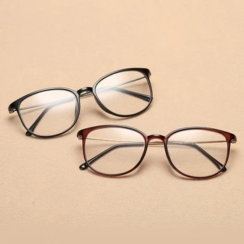 KOTTDO Nova Moda Sexy de Óculos para Mulheres de Plástico Quadrado Óculos Óculos de Armação Transparente clara Retro Miopia Óculos