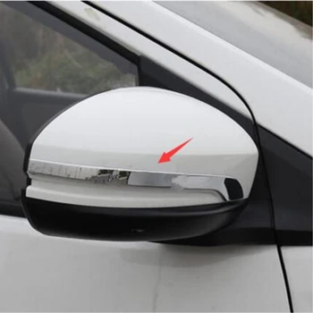 Para o Honda City-2017 ABS Cromados Laterais Espelho Retrovisor Faixa de Moldagem Cobrir carro Acessórios carro estilo 2pcs