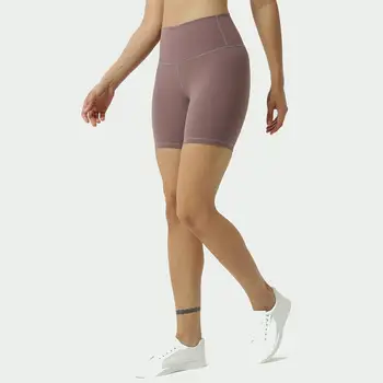 Esportes Shorts Calças de yoga Mulheres Leggings de Cintura Alta Ginásio de Treino de Shorts para a Execução de Verão Senhoras Ultra-Elástico Hip 6