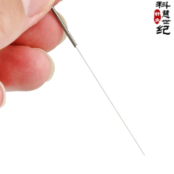 0.16/18/20/25/30mm 1500 3packs descartável, agulha de acupuntura para uso individual com tubo acupunctue de beleza, massagem agulha