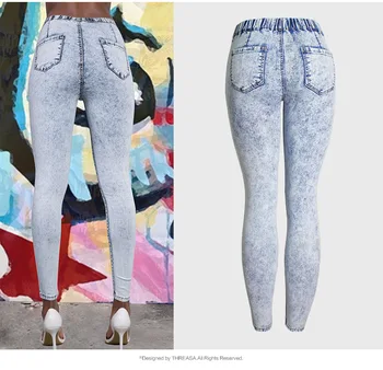 2019 Verão Lavagem De Celulose Branqueada De Fêmea Namorado Jeans Para Mulheres Esticada Azul Cintura Alta Jeans De Senhoras Jeans Skinny Mulher Mãe Jeans