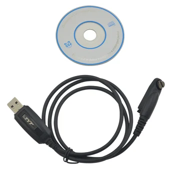 TYT Original USB Cabo de Programação c/ CD Driver para TYT MD-2017 DMR Digital Portátil de Rádio de Duas vias