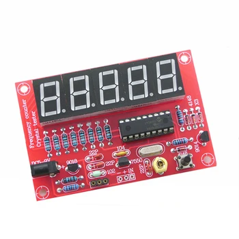 DIY Digital LED de 1 hz-50 mhz Oscilador de Cristal de Frequência Contador Testador de Medidor Kit MAL999