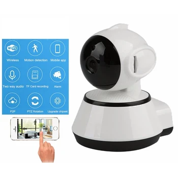 V380 Mini wi-Fi sem Fio do CCTV da Segurança Home HD 720P Câmera do IP da Câmera de Segurança P2P do IR da Visão Nocturna Câmera de Vigilância