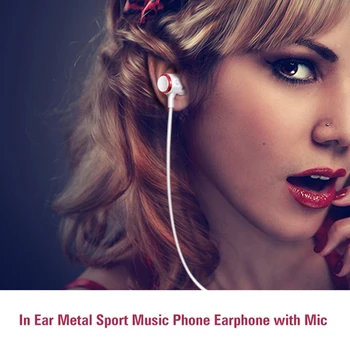 Quente! De 3,5 mm Fones de Ouvido Super Bass Fone de ouvido Estéreo de Esportes Execução de Fones de ouvido com Microfone Para Xiaomi para Samsung para iPhone