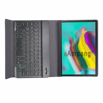 Backlit Arabic Keyboard Case Para Samsung Galaxy Tab 8 8.0 2019 10.1 A6 2016 10.5 2018 T290 T295 P200 P205 T510 T515 T580 T590
