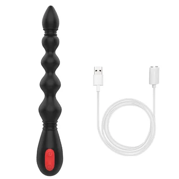 OLO 9 Frequência Powerfu de Silicone Flexível Plug Anal Vibrador Estimulador de Próstata Bunda Plugl Anal Esferas de Sexo Anal Brinquedo