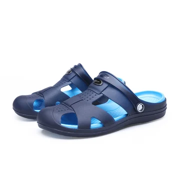 Homens Sapatos de Água durante o Verão de Praia Casual, Esporte de Sandálias Confortáveis Mens Anti-Derrapante à beira-Mar Sapatos para a Piscina Exterior e de Sandália Plus Size