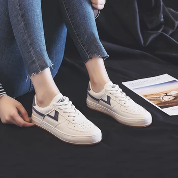 Clássico Top Baixa Tênis coreano-estilo Versátil Alunos Sapatos da Moda 2020 Primavera Branco Novo Casual, Esporte de Tênis de Meninas 35-40