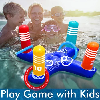 Ring Toss Para Crianças Adultos De Verão Ao Ar Livre Divertido Parque Aquático, Piscina Inflável, Brinquedos Piscina Infantil Festa De Carnaval