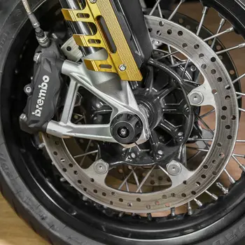 Moto Roda Dianteira Forquilha do Eixo do Quadro Slider Protetor de Falha para a BMW R nove T R9T 2016 2017 R NINET Moto Acessórios