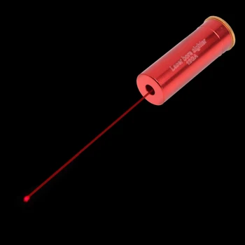 Laser vermelho Furo de Vista Calibre 12 de Cano Cartucho Boresighter Para 12GA Espingardas Y98E