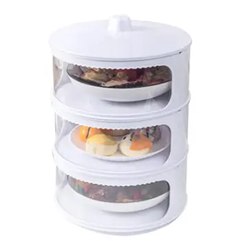 Transparente e empilhável alimentos isolamento da tampa geladeira de alimentos vegetais tampa da mesa de jantar, à prova de poeira, uma Caixa de Armazenamento de Alimentos