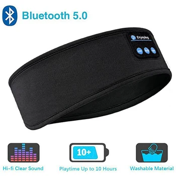 Elástico De Música Bluetooth Cabeça De Dormir Headwear De Fone De Ouvido Alto-Falante Fone De Ouvido Sports Execução De Fone De Ouvido Fone De Ouvido