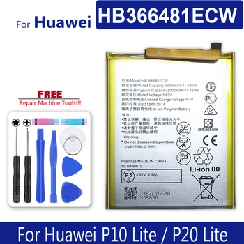 HB366481ECW Bateria Para Huawei P10 Lite / P20 Lite P10Lite / P20Lite Móvel Bateria