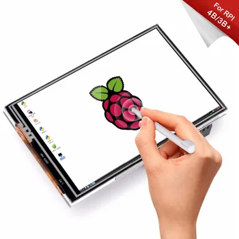 Raspberry Pi Modelo de 4 B /3B+/3B Ecrã Táctil de 3,5 polegadas TFT LCD Projetado para , 125MHz de Alta Velocidade SPIi,480x320PX, XPT204