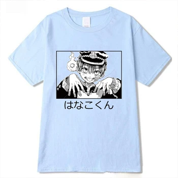 Kawaii Hanako Kun T-Shirt Mulher Engraçada do anime Inuyasha Camiseta Unisex Gráfica Tees Feminino