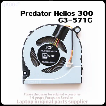 Laptop Substituição do Cooler Ventilador Para Acer Predator Helios 300 G3-571 G3-571G G3-573G Ventoinha de Arrefecimento da Cpu FCN DFS541105FC0T FJN1
