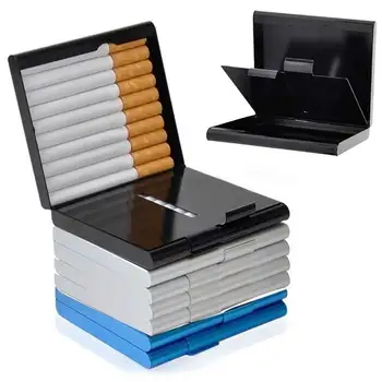 Cigarro Liga de Alumínio Titular Caixa de 20pcs Cigarros estojo de cigarro de Tabaco Recipiente Titulares de VÓS-Quente