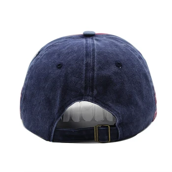 Novo algodão Lavado boné de beisebol para homens e mulheres Gorras Snapback Bonés bordados Casquette chapéu de Esportes ao ar Livre, pai Pac