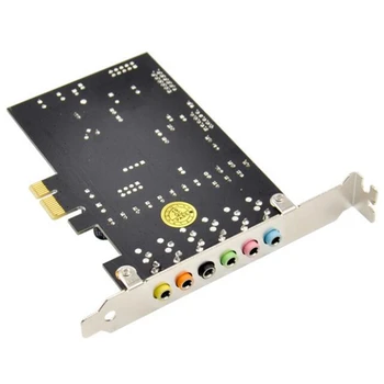 PCIe 7.1 Placa de Som do Canal CM8828 + CM9882A com SPDIF Suporte PCIe 7.1 canais Analógico Digital 3D Estéreo de Extensão Cartão