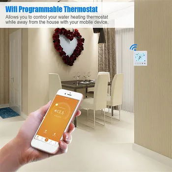 Wi-fi Smart Temperatura do Termostato Controlador Elétrica para Aquecimento de Piso