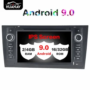 Android 9.0 leitor de DVD do Carro GPS de Navegação de Multimídia do aparelho De som AUDI A6 1997-2005 Auto chefe da unidade de Rádio, reprodutor de Áudio de 8 núcleos