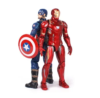 Vingadores Infinito Guerra o Homem de Ferro, Capitão América, a Figura do homem-Aranha Pantera Negra em Homem de Ferro, a Figura de Ação de brinquedos brinquedos